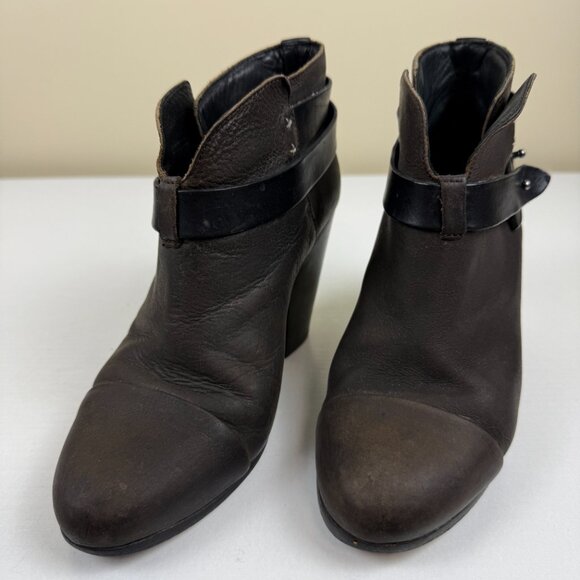 Rag & Bone Harrow Leather Ankle Boots - Picture 4 of 14